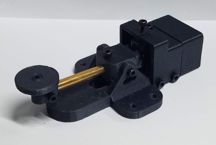 3d Printed Brass Lever Straight Key