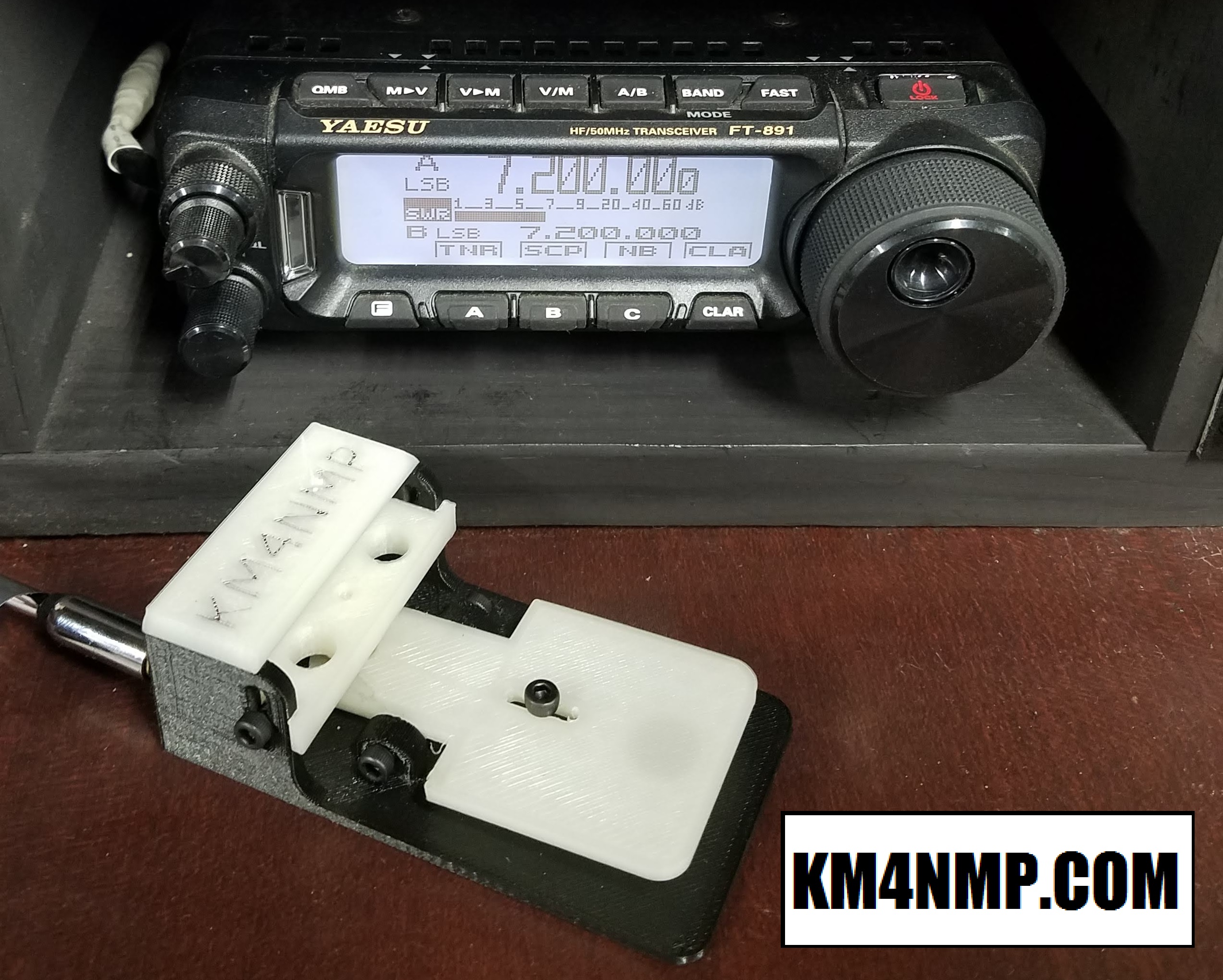 PTT Paddle for the Yaesu FT-891 – KM4NMP